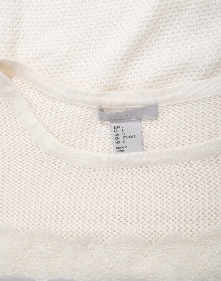 Дамска блуза с къс ръкав H&M