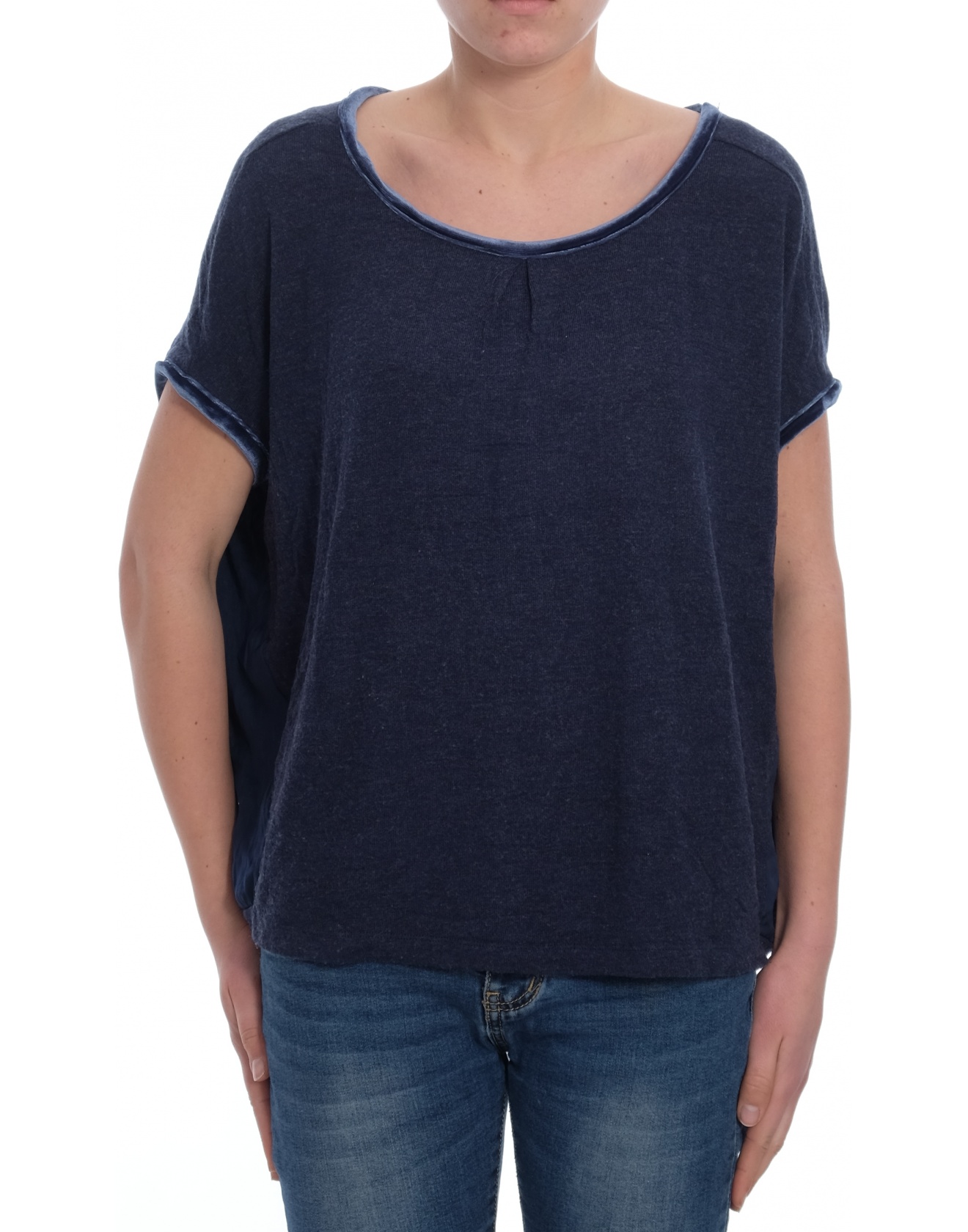 Дамска блуза с къс ръкав BSB