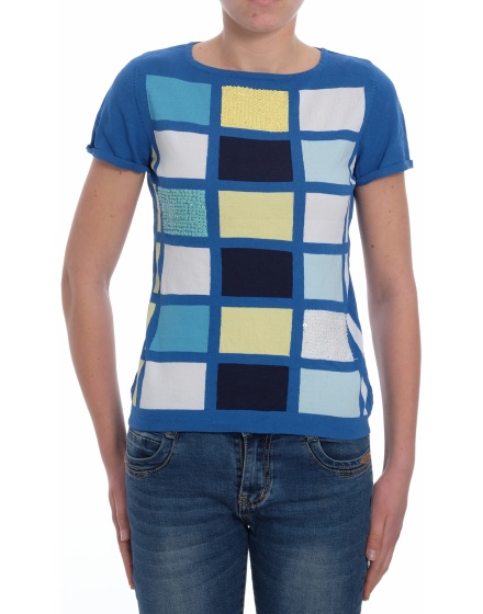 Дамска блуза с къс ръкав Perlina