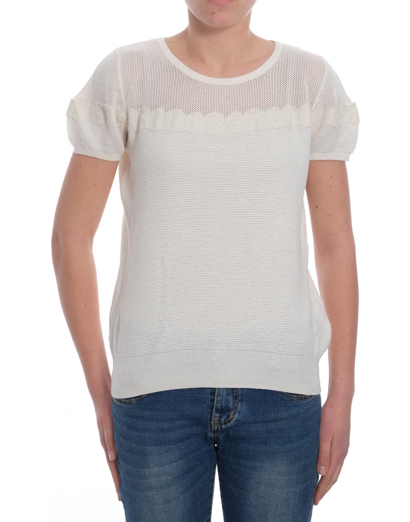 Дамска блуза с къс ръкав H&M