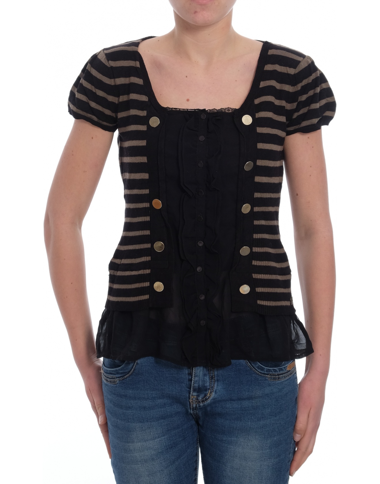 Дамска блуза с къс ръкав Morgan De Toi