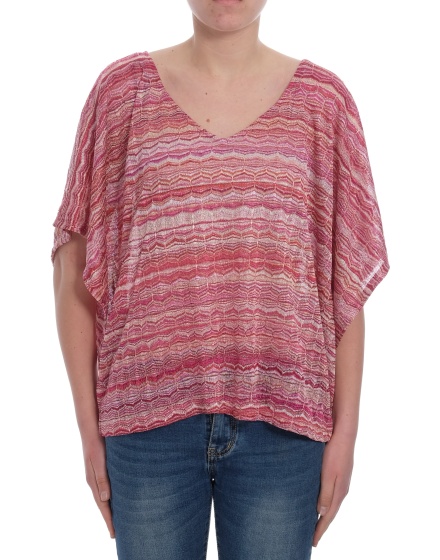 Дамска блуза с къс ръкав