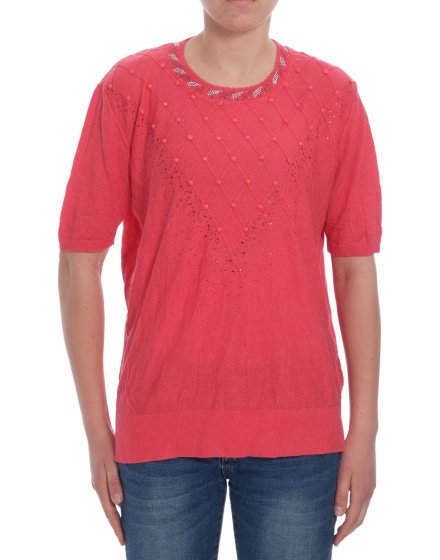 Дамска блуза с къс ръкав Afibel