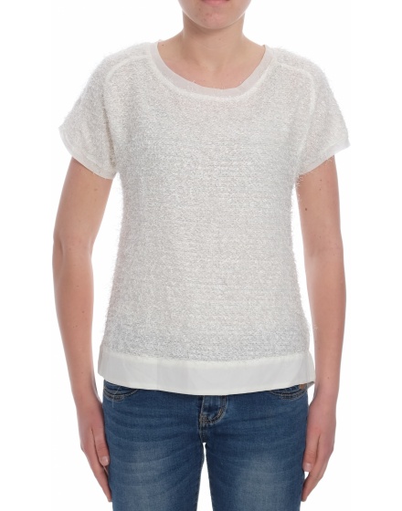 Дамска блуза с къс ръкав