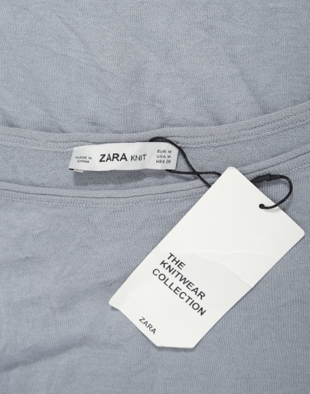 Дамска блуза с къс ръкав ZARA