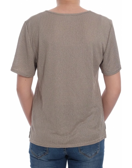 Дамска блуза с къс ръкав