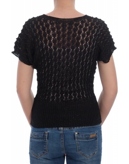 Дамска блуза с къс ръкав