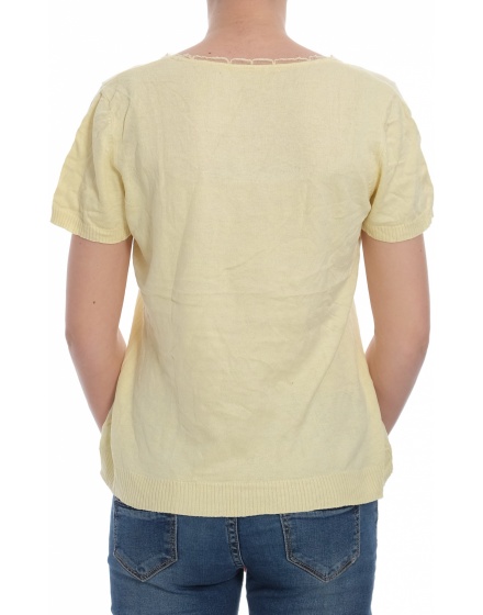 Дамска блуза с къс ръкав