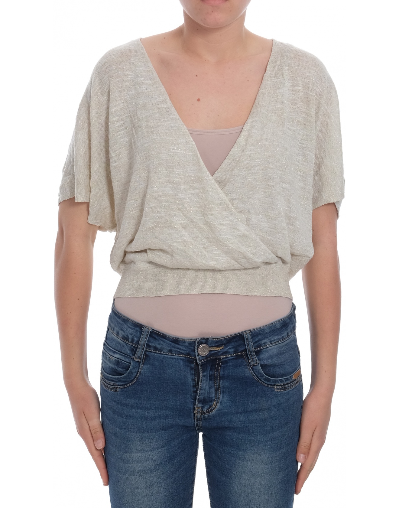 Дамска блуза с къс ръкав Camaieu