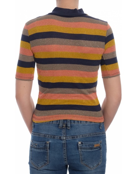 Дамска блуза с къс ръкав ZARA