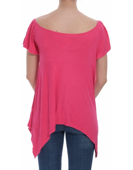 Дамска блуза с къс ръкав