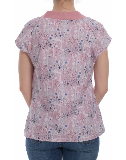 Дамска блуза с къс ръкав