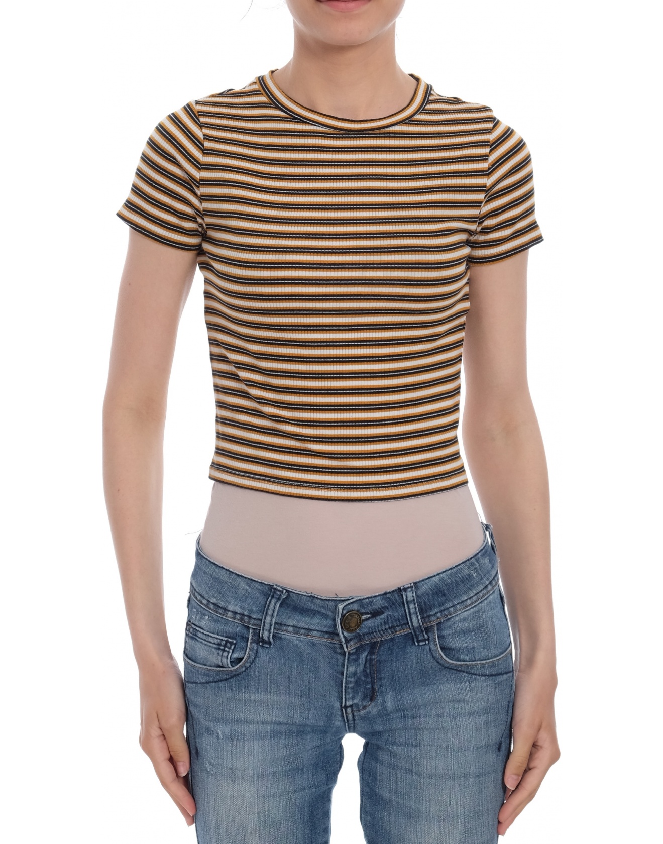 Дамска блуза с къс ръкав H&M