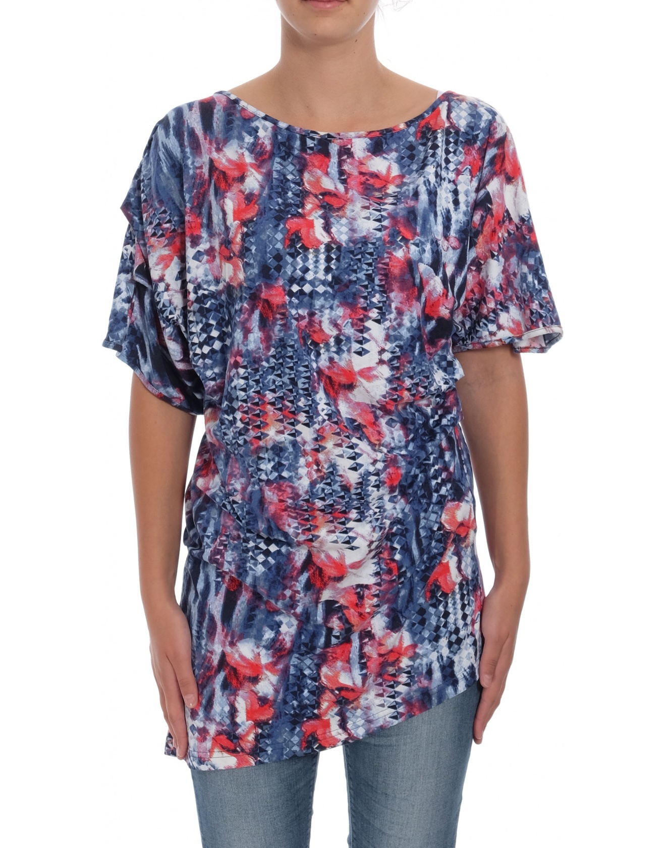 Дамска блуза с къс ръкав Brod & Co