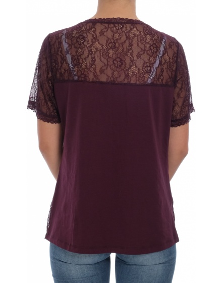 Дамска блуза с къс ръкав